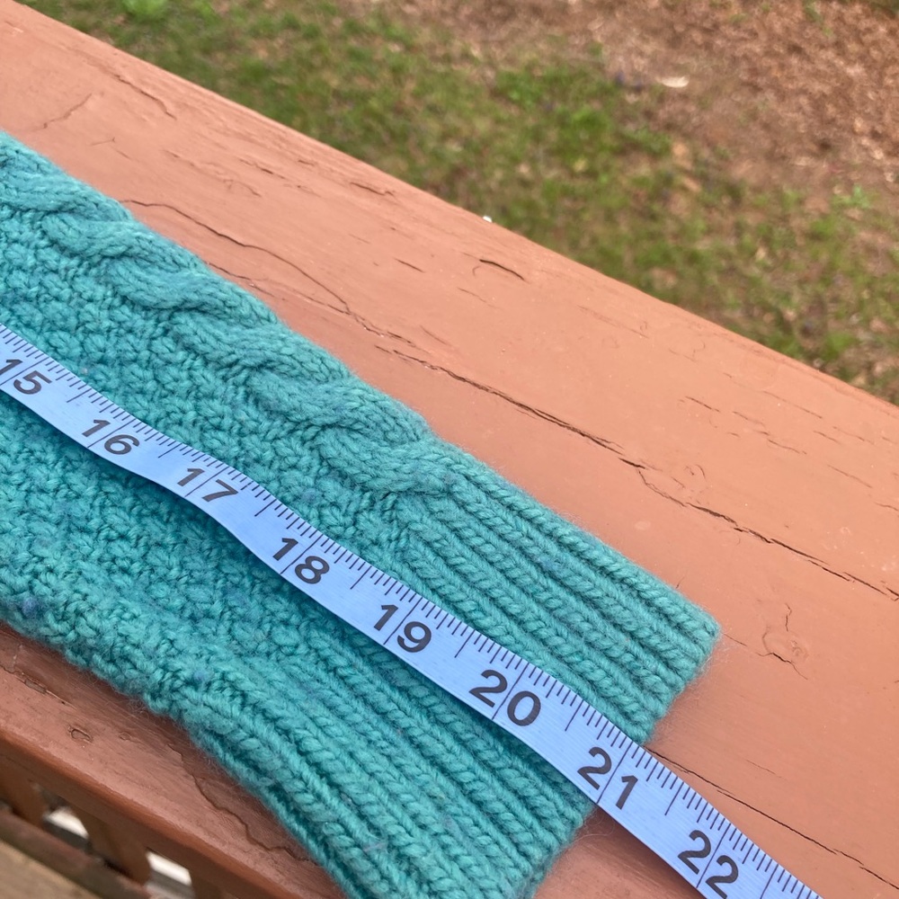Hollister wool blend green purple sweater - Picture 9 of 12